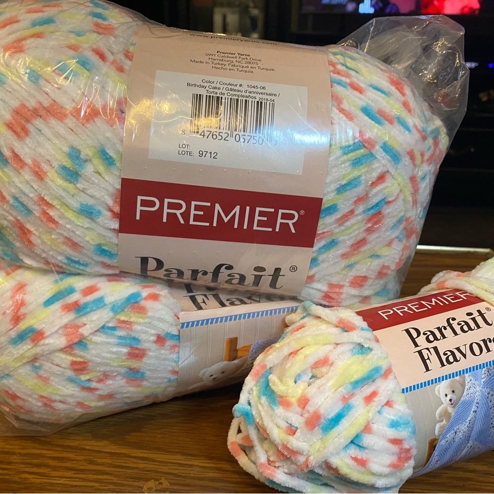 1 lot of Premier Parfait Birthday  Cake Yarn